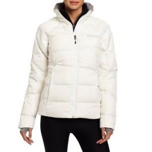 NEW Columbia Madraune XL white down jacket